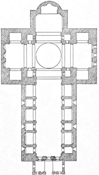 Bild 3: Grundriss der Kirche San Andrea in Mantua
