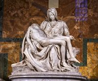 Bild 1: Piet&agrave; im Petersdom von Michelangelo Buonarroti