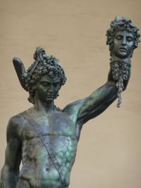 Bild 2: Detailansicht Oberk&ouml;rper des Perseus mit dem Medusenhaupt von Benvenuto Cellini