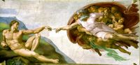 Michelangelo, Erschaffung Adams, um 1510
