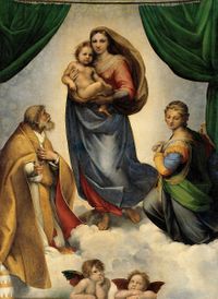Raffael, Sixtinische Madonna, 1512/13